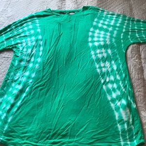 Green tie dye size 2x